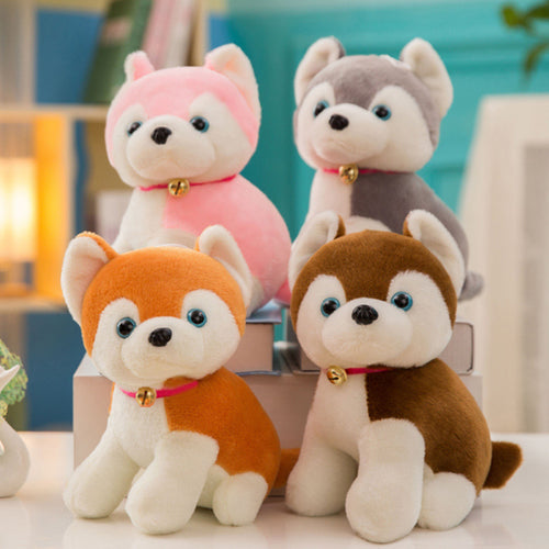 25Cm Husky Plush Toys Small Size Cute Animals Doll