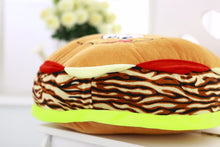 Load image into Gallery viewer, 1Pc 40Cm Creative Hamburger Plush Pillow Stuffed
