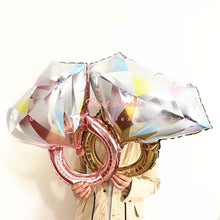 Load image into Gallery viewer, Diamond Ring Foil Balloons Helium Air Inflatable Wedding Decoration Balloon - Combo 5 Units