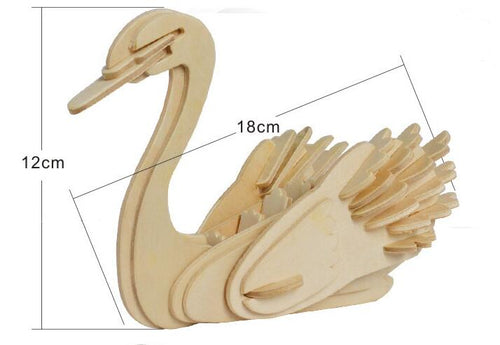 Simulation Swan Toy Model 3D