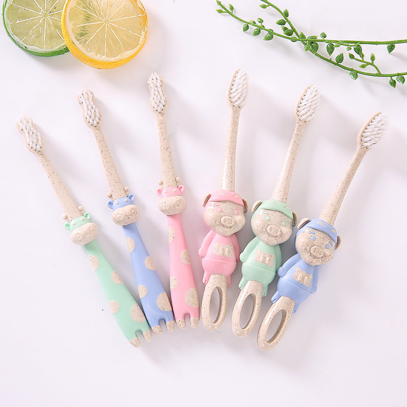 Baby Cute Soft-Bristled Toothbrush For Children Teeth - Combo 10 Units