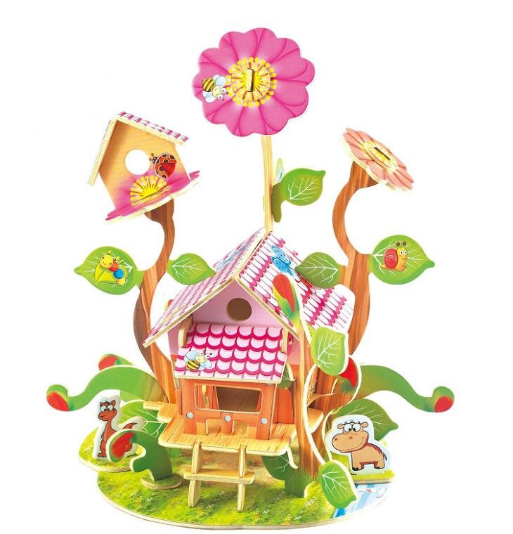 Beautiful Sweet Home Colorful Flower House