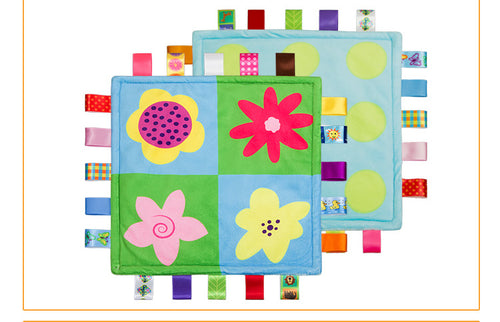 Square Comforting Taggies Blanket Appease Towel - Combo 5 Units