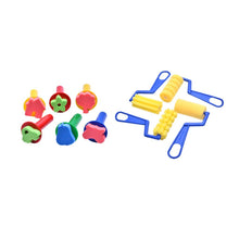 Load image into Gallery viewer, 27Pcs Children Diy Painting Tools Kits Sponge Brush Paintbrush