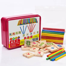 Load image into Gallery viewer, Wooden Numbers Mathematics Early Learning Counting