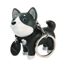 Load image into Gallery viewer, Pet Dog Puppy Keychain Lovely Cartoon Shiba Inu Police Dog Keyring - Combo 4 Dog Keychains