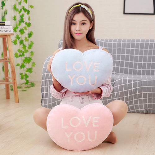 1Pc 40 30Cm Lovely Heart Plush Toy Stuffed Soft