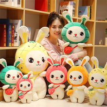 Load image into Gallery viewer, 30-80Cm Giant Kawaii Fruit Cos Rabbit Stuffed Plush Toys
