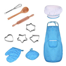 Load image into Gallery viewer, 11Pcs Simulation Kitchen Tool Kit Chef Cooking