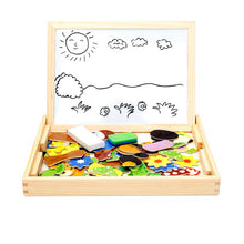 Load image into Gallery viewer, 2 Types Multifunctional Drawing Board Wooden Toys
