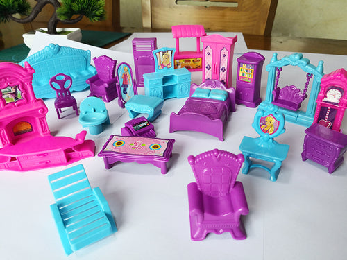 32Pcs Pretend Play Kits Doll Dress Up Clothes 19Cm