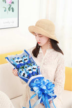 Load image into Gallery viewer, 1Pc 60Cm Lovely Stitch &amp; Lilo Festival Bouquet With Fake Rose Flower Plush Doll