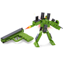 Load image into Gallery viewer, 112Pcs 2 In 1 Diy Building Blocks Toys Gun Desert Eagle Assembly Toy