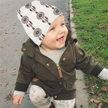 Load image into Gallery viewer, Baby Hats For Girls Boys Printting Cotton Knit Beanie - Combo 5 Units