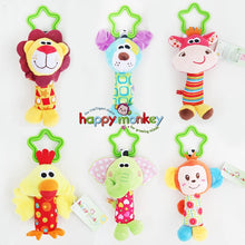 Load image into Gallery viewer, 18.5Cm New Infant Baby Plush Soft Rattle Toy - Combo 5 Units