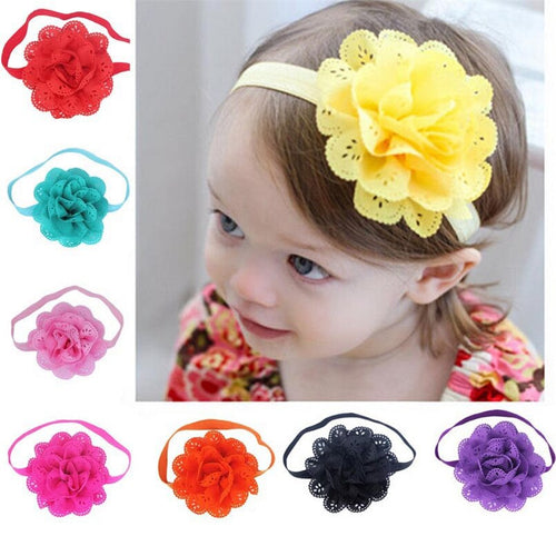 8Pcs/Unit  Children Kids Flower Headband - Combo 5 Units