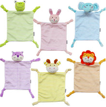Load image into Gallery viewer, Baby Toys Scarf Handkerchief Animals Stripes Appease Towel Doll - Combo 5 Units