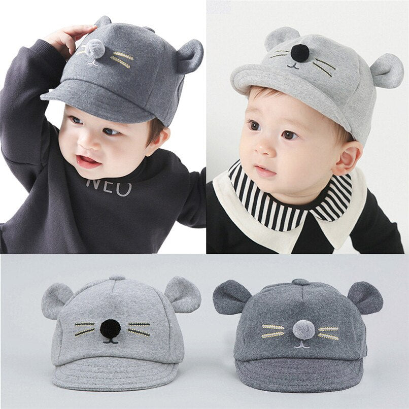 Cotton Spring Summer Baby Hat Child Warm Cat - Combo 5 Units