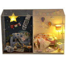 Load image into Gallery viewer, Diy Doll House With Cover Light Gift