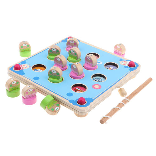 3 In 1 Wooden Magnetic Fishing Toy