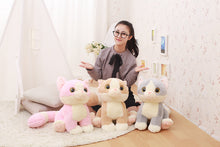 Load image into Gallery viewer, 1Pc 45Cm Kawaii Big Eyes Plush Cat Toys Stuffed Cute Long Tail