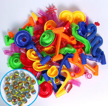 Load image into Gallery viewer, 105 Pcs Diy Construction Marble Race Run Maze Balls