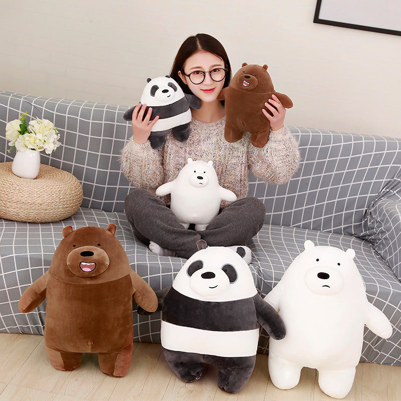 1Pc 45Cm Cartoon We Bare Bears Plush Toy Stuffed