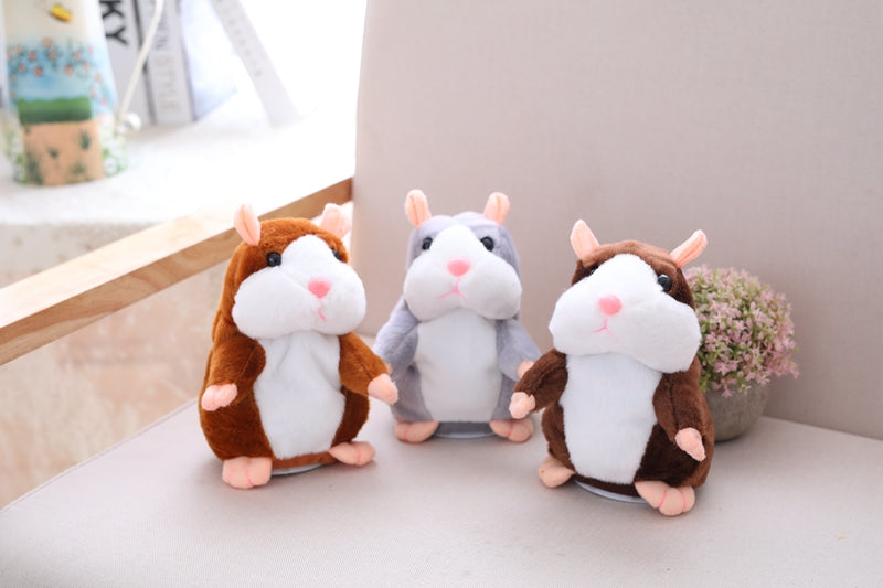 1Pcs 16Cm Kawaii Russian Talking Hamster Plush Toy