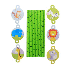 Load image into Gallery viewer, Animals Birthday Party Supplies Set Jungle Themed - Combo 5 Units