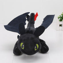 Load image into Gallery viewer, Night Fury Plush Toy How To Train Your Dragon 2 Toothless Dragon Stuffed Animal Dolls N3
