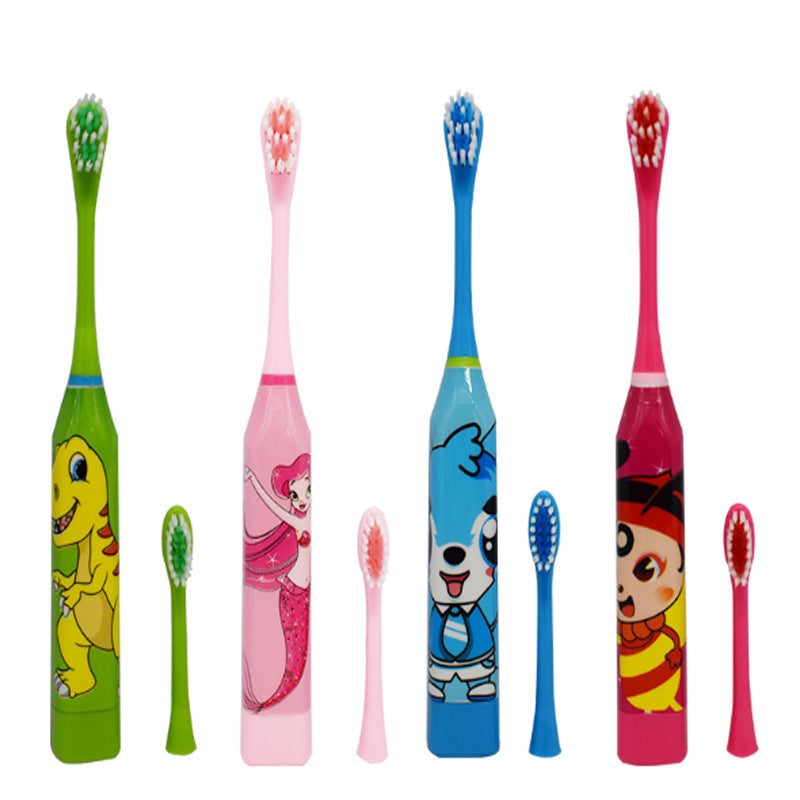 Cute Cartoon Children Pattern Electric Toothbrush - Combo 5 Units