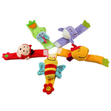 Load image into Gallery viewer, Infant Baby Toy Plush Wrist Strap With Rattles Soft Hand Bell Toys - Combo 10 Units