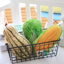 Load image into Gallery viewer, Vegetables Stuffed Toys - Combo Cantaloupe/ Cabbage/ Corn