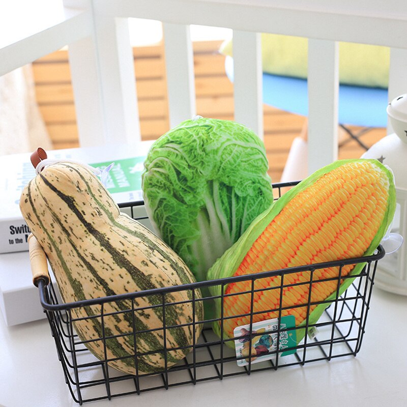 Vegetables Stuffed Toys - Combo Cantaloupe/ Cabbage/ Corn