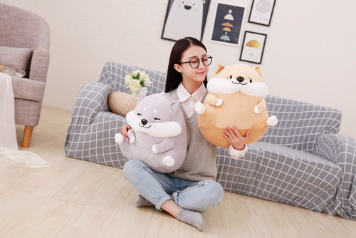 1Pc 40Cm Evil Emoji Shiba Dogs Plush Toy - Flock