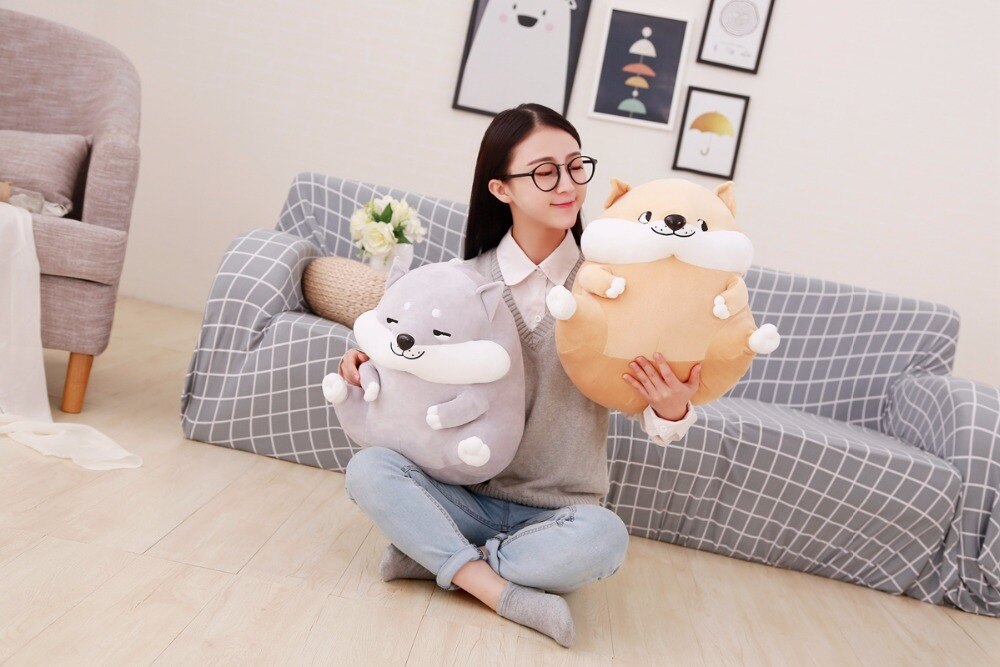 1Pc 40Cm Evil Emoji Shiba Dogs Plush Toy - Flock
