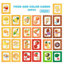 Load image into Gallery viewer, 26Pcs Fabric Book Sensory Cards Memory Language Development