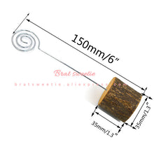 Load image into Gallery viewer, 10Pcs Rustic Wood Base Wedding Table Name Number