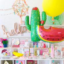 Load image into Gallery viewer, Flamingo Party Balloons Paper Plates Girl - Combo 5 Units