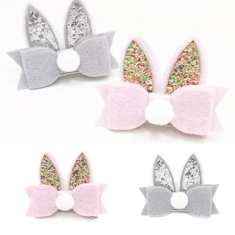 Baby Girl Sequin Rabbit Ear - Combo 5 Units