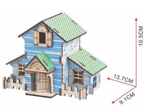 Simulation Cabin In The Woods Building Model 3D