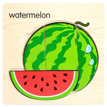 Load image into Gallery viewer, Educational Toy Colorful Wooden Cartoon Fruit - Combo 5 Units