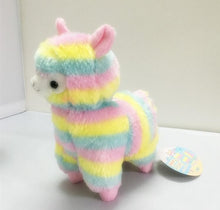 Load image into Gallery viewer, 1Pc 17Cm Rainbow Alpaca Vicugna Pacos Plush Toy