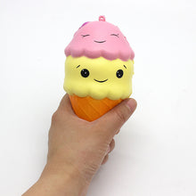 Load image into Gallery viewer, Super Squishy Ice Cream Jumbo Squeeze French Fries Squish Antistress Toys N5 Strawberry