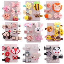 Load image into Gallery viewer, 5Pcs/Unit  New Kids Children Hair Accessories Mini Hairpins - Combo 5 Units