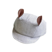 Load image into Gallery viewer, Summer Infant Cap Cute Casual Striped Soft Eaves Baseball Cap - Combo 5 Units
