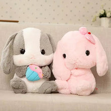 Load image into Gallery viewer, Combo 2 Kinds Cute Rabbit Plush Toy 20 Cm - Pink And Grey