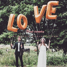 Load image into Gallery viewer, Mr Mrs Bride To Be Balloons Letter Helium Foil - Combo 5 Units