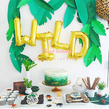 Load image into Gallery viewer, 16 Inch Wild One Foil Balloons Baby First 1St Birthday Balloons - Combo 5 Units