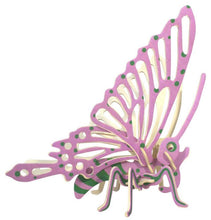 Load image into Gallery viewer, Simulation Purple Butterfly Toy Model 3D